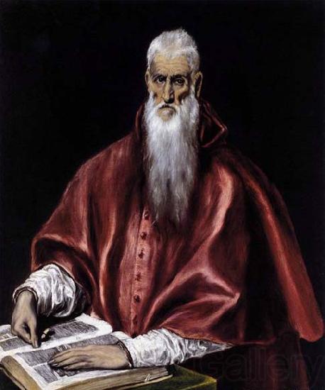 GRECO, El St Jerome as a Scholar Spain oil painting art